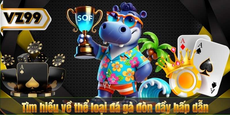 Tìm hiểu về thể loại đá gà đòn đầy hấp dẫn